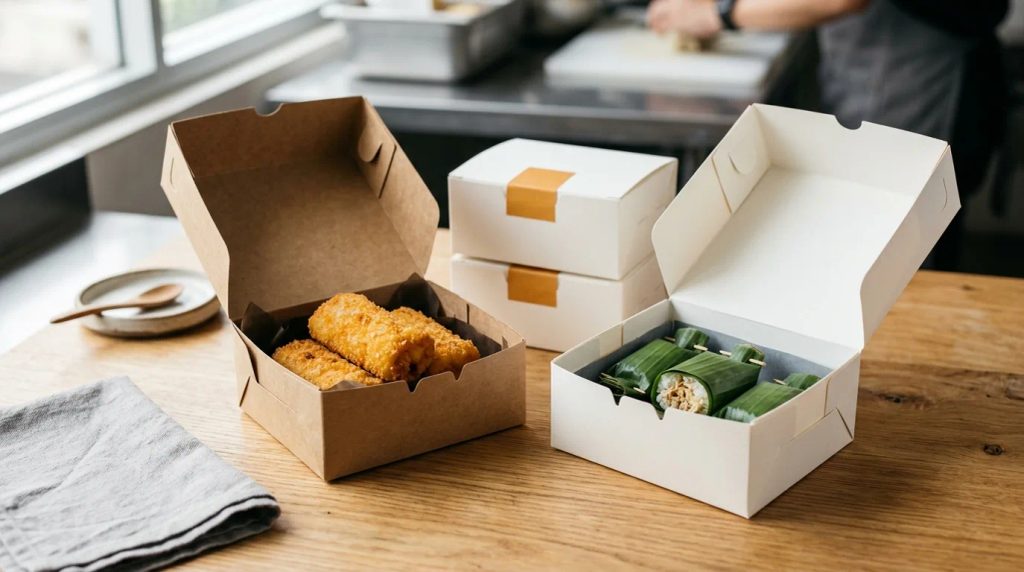 Ukuran dus snack small standar katering