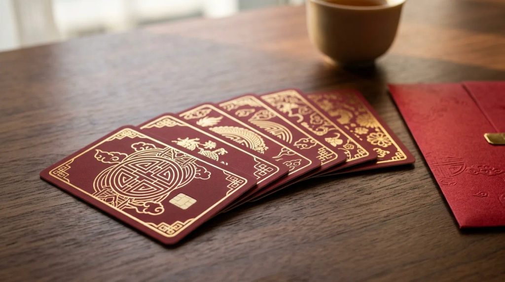 Kartu TapCash BNI edisi Imlek custom untuk souvenir bisnis eksklusif