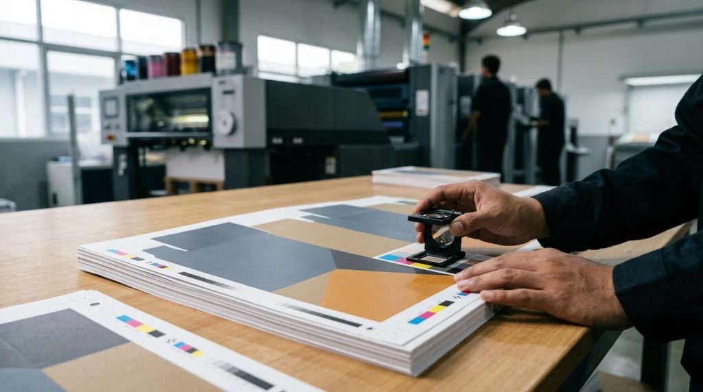 Ilustrasi jasa cetak offset online
