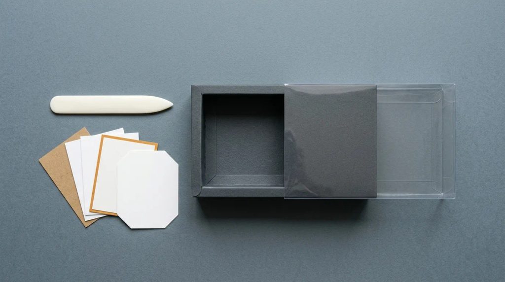 Ilustrasi cetak sliding box pvc