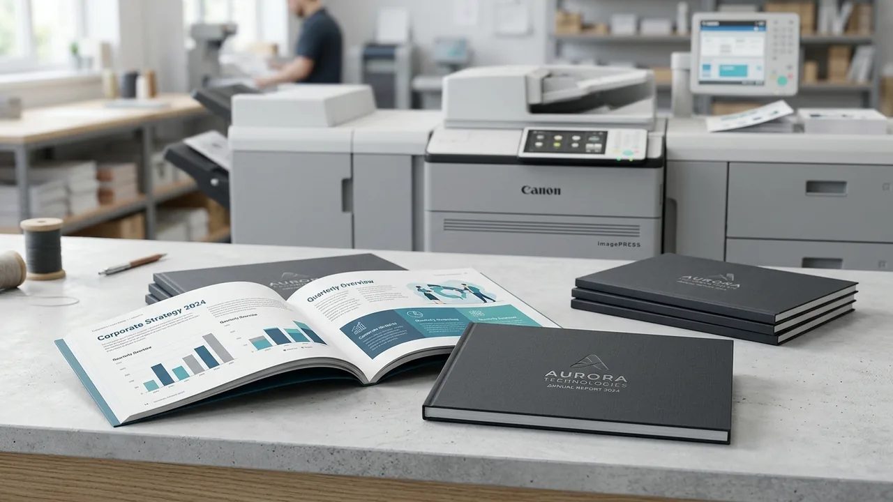Cetak booklet landscape A5 premium 50 pcs dari Uprint.id, rapi, hemat, dan profesional untuk promosi bisnis.