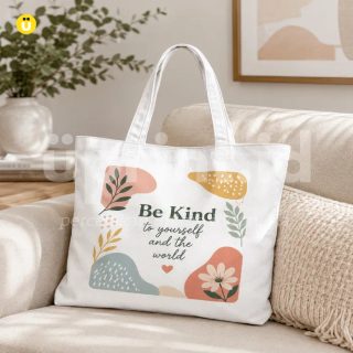 Tas Canvas Base Tas Putih - Foto 9