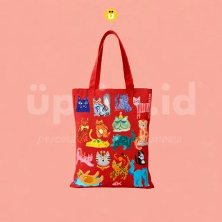 Tas Canvas Base Tas Berwarna - Foto 1