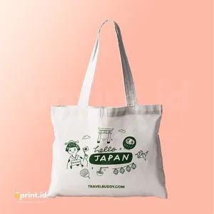 TKP001 | Tas Canvas Base Tas Putih