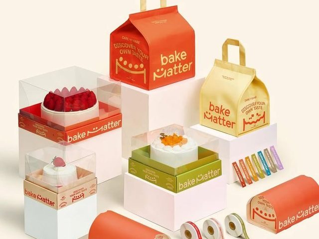 Paket makanan Bake Matter dengan desain menarik dan berbagai varian.