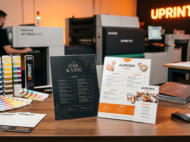 Ilustrasi order menu lembaran branded