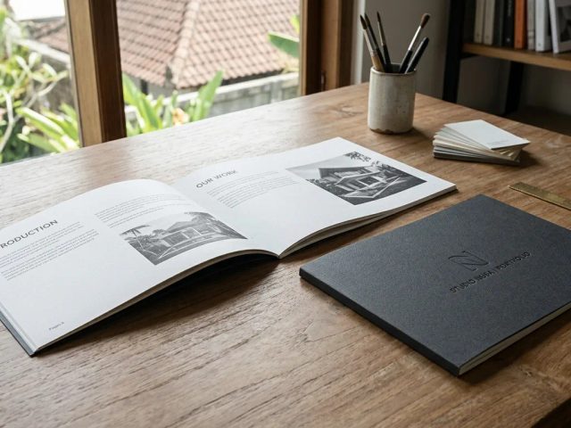 Panduan anggaran cetak dan harga booklet landscape A5 satuan premium untuk portofolio bisnis di Uprint.id