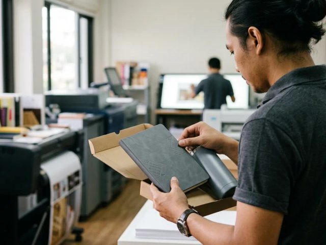 Ilustrasi cetak merchandise minimal order