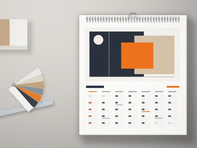 Ilustrasi harga kalender dinding spiral atas