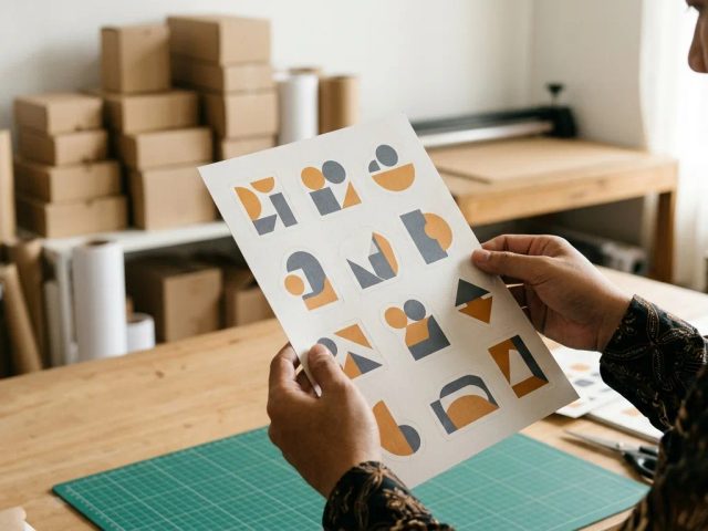 Ilustrasi cetak stiker hvs custom