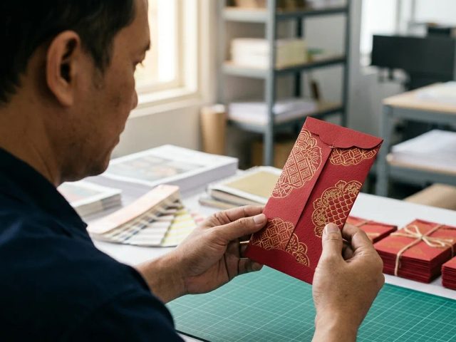Ilustrasi order angpao imlek online