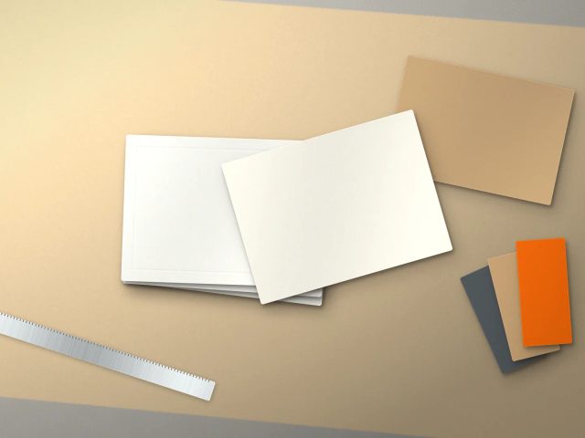 Ilustrasi harga cetak notecard finishing matte