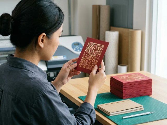 Ilustrasi harga notecard imlek per 100 pcs