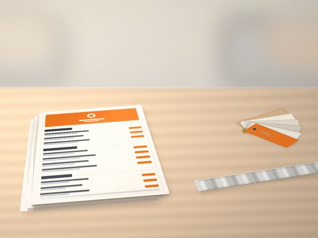 Ilustrasi cetak menu custom a5