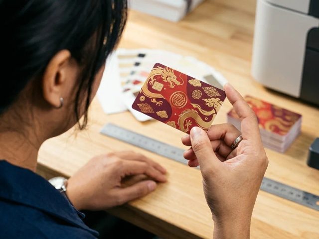 Ilustrasi cetak tapcash bni edisi imlek