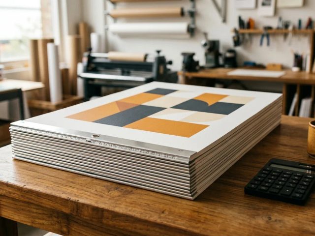 Cetak kalender poster minimal order 50 pcs untuk promosi akhir tahun