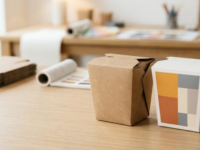 Ilustrasi cetak food pail custom jakarta