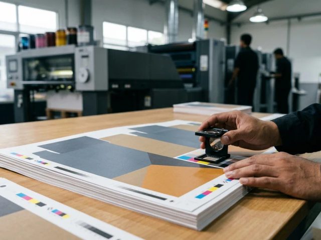 Ilustrasi jasa cetak offset online